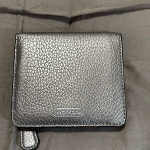 Vintage Metallic Coach Wallet